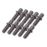 Maxbell 10x Drum Tension Rods Durable Metal Strong for Snare Drum Accessory DIY M6X15mm