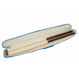Maxbell Flute Carry Case Water Resistance Professional for Indian Flute Wooden Flute 90cm Blue