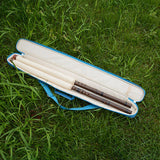 Maxbell Flute Carry Case Water Resistance Professional for Indian Flute Wooden Flute 90cm Blue