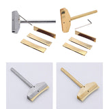 Maxbell Electric Guitar Repair Tool with Press Caul Inserts for Electric Guitar Argent