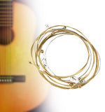 Maxbell 6x Professional Acoustic Guitar Strings Replacement Parts for Folk Guitar