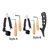 Maxbell Guitar Maintenance Kits Guitar Wrench Ergonomic for Acoustic Guitar Banjos Style A