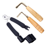 Maxbell Guitar Maintenance Kits Guitar Wrench Ergonomic for Acoustic Guitar Banjos Style A