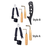 Maxbell Guitar Maintenance Kits Guitar Wrench Ergonomic for Acoustic Guitar Banjos Style A