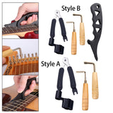 Maxbell Guitar Maintenance Kits Guitar Wrench Ergonomic for Acoustic Guitar Banjos Style A