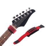 Maxbell Universal Guitar String Mute Dampener noise reducers Guitar Fret Strings Mute red and l