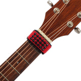 Maxbell Universal Guitar String Mute Dampener noise reducers Guitar Fret Strings Mute red and l
