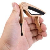 Maxbell Acoustic Guitar Capo Extra Strings Pin Puller Guitar Clip Clamp for Portable Yellow