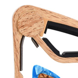 Maxbell Acoustic Guitar Capo Extra Strings Pin Puller Guitar Clip Clamp for Portable Yellow