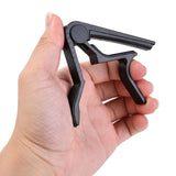 Maxbell Acoustic Guitar Capo Extra Strings Pin Puller Guitar Clip Clamp for Portable Black