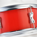Maxbell 11inch Snare Drum with Gloves Percussion Instrument for Kids Girls Beginners Red