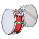 Maxbell 11inch Snare Drum with Gloves Percussion Instrument for Kids Girls Beginners Red