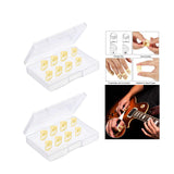 Maxbell 8 Pieces Guitar Picks Finger Picks for Classical Guitar Electric Guitar Bass 6L 2M