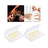 Maxbell 8 Pieces Guitar Picks Finger Picks for Classical Guitar Electric Guitar Bass 6L 2M