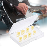Maxbell 8 Pieces Guitar Picks Finger Picks for Classical Guitar Electric Guitar Bass 6L 2M