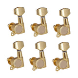 Maxbell 6x Locking Guitar String Tuning Pegs for Acoustic Guitars Folk Guitars Parts