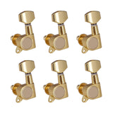 Maxbell 6x Locking Guitar String Tuning Pegs for Acoustic Guitars Folk Guitars Parts