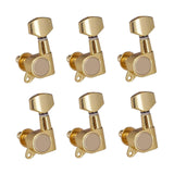 Maxbell 6x Locking Guitar String Tuning Pegs for Acoustic Guitars Folk Guitars Parts