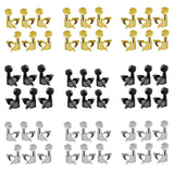 Maxbell 6x Guitar Tuning Pegs Sealed String Pegs for Classic Guitars Electric Guitar Aureate 3L3R