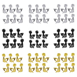 Maxbell 6x Guitar Tuning Pegs Sealed String Pegs for Classic Guitars Electric Guitar Aureate 3L3R