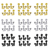 Maxbell 6x Guitar Tuning Pegs Sealed String Pegs for Classic Guitars Electric Guitar Aureate 3L3R