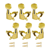 Maxbell 6x Guitar Tuning Pegs Sealed String Pegs for Classic Guitars Electric Guitar Aureate 3L3R