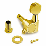 Maxbell 6x Guitar Tuning Pegs Sealed String Pegs for Classic Guitars Electric Guitar Aureate 3L3R