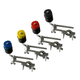 Maxbell Mount Cymbal Clip Percussion Tool Durable Drum Extension Clamps for Beginner black