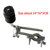 Maxbell Mount Cymbal Clip Percussion Tool Durable Drum Extension Clamps for Beginner black