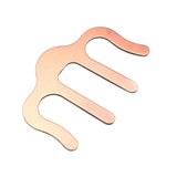 Maxbell Piano Sheet Clip Portable Alloy Page Holder for Pianos Book Cookbook Reading Bronze
