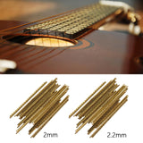 Maxbell 20Pcs Guitar Fret Wires Brass Fret Wire for Classical Guitar Electric Guitar 20 Frets