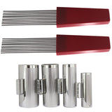 Maxbell Guiro Scraper with 11 Steel Rod Quality Sound for Parties Concerts Beginners