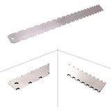 Maxbell Guitar Neck Notched Straight Ruler Luthier Tool for Electric Acoustic Guitar