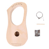 Maxbell harp Making Material set Ancient Style for Beginner for Kids and Adults