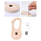 Maxbell harp Making Material set Ancient Style for Beginner for Kids and Adults