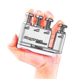 Maxbell Finger Exerciser Hand Grip Strengthener for Rock Climbing General Exercising white