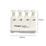 Maxbell Finger Exerciser Hand Grip Strengthener for Rock Climbing General Exercising white