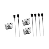 Maxbell Drum Leg Metal Drum Stands Leg for Drum Precussion Instrument Replacement