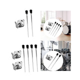 Maxbell Drum Leg Metal Drum Stands Leg for Drum Precussion Instrument Replacement