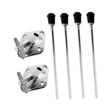 Maxbell Drum Leg Metal Drum Stands Leg for Drum Precussion Instrument Replacement