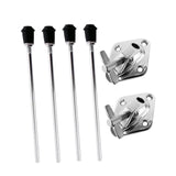 Maxbell Drum Leg Metal Drum Stands Leg for Drum Precussion Instrument Replacement