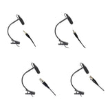 Maxbell Instrument Microphone Condenser Clip Metal for Sax Trumpet Stage Performance L3