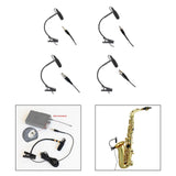 Maxbell Instrument Microphone Condenser Clip Metal for Sax Trumpet Stage Performance L3