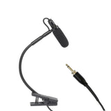 Maxbell Instrument Microphone Condenser Clip Metal for Sax Trumpet Stage Performance L3