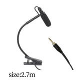 Maxbell Instrument Microphone Condenser Clip Metal for Sax Trumpet Stage Performance L3