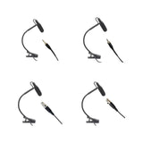 Maxbell Instrument Microphone Condenser Clip Metal for Sax Trumpet Stage Performance L3