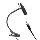 Maxbell Instrument Microphone Condenser Clip Metal for Sax Trumpet Stage Performance L4