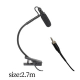 Maxbell Instrument Microphone Condenser Clip Metal for Sax Trumpet Stage Performance L4