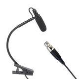 Maxbell Instrument Microphone Condenser Clip Metal for Sax Trumpet Stage Performance L5