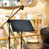 Maxbell Microphone Stand Tray Broadcast Tripod Bracket Tray for Music Sheet Concert